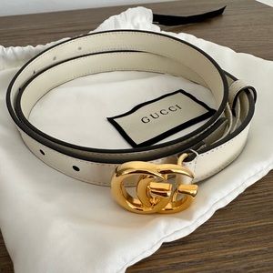 Gucci Belt / White